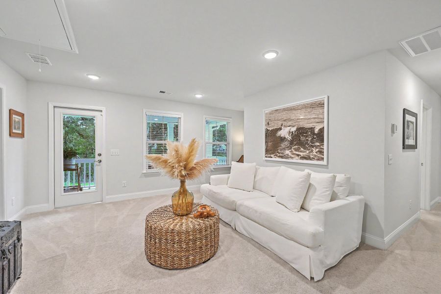 Furnished interior view inside a new home in Sea Island Preserve, Johns Island (Image 42).