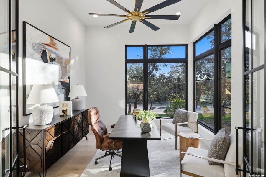 Furnished interior view inside a new home in , Boerne (Image 29).