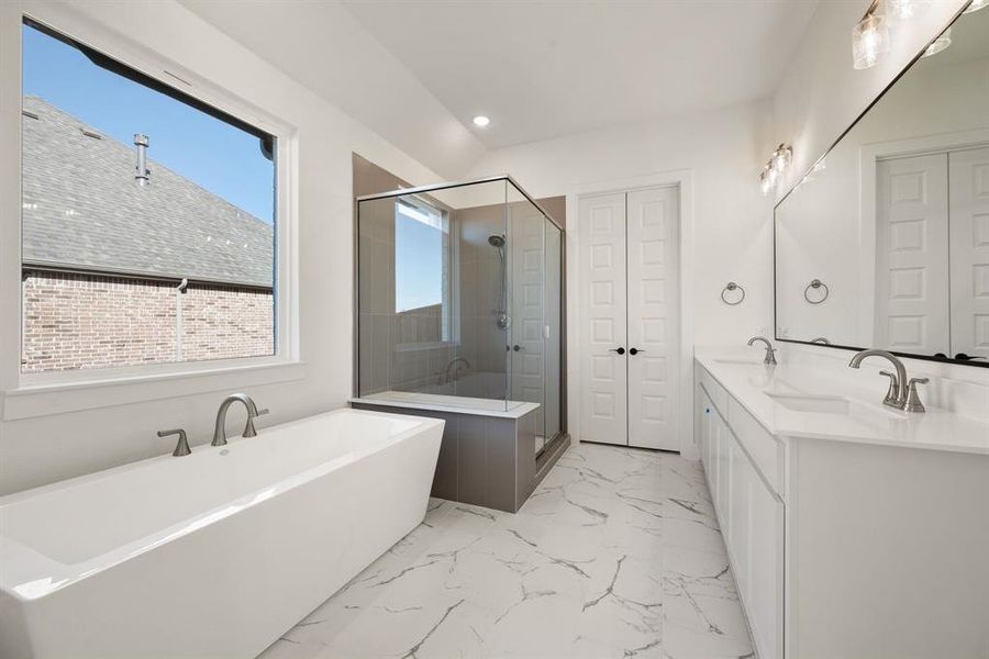 Furnished interior view inside a new home in Settlers Glen, New Fairview (Image 15).