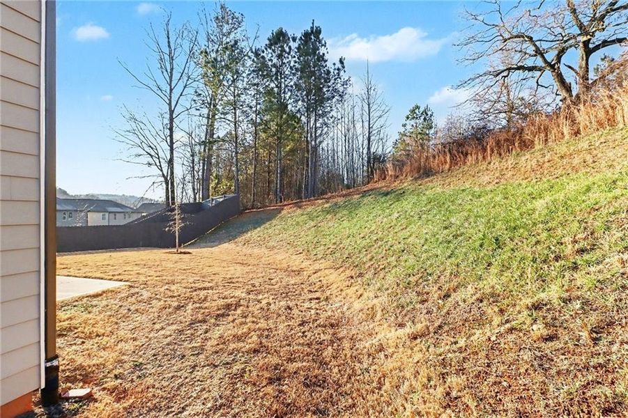 Exterior details and patio area of a home in , Atlanta (Image 41).