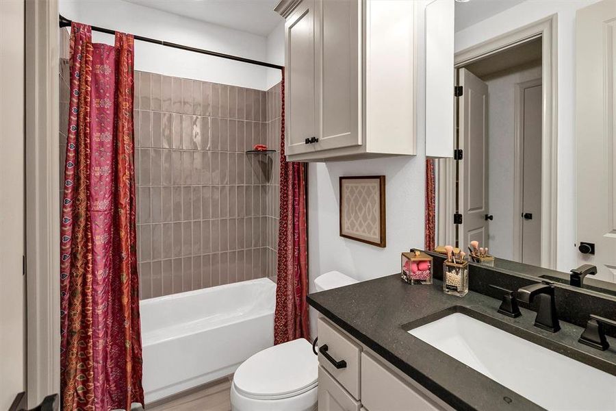 Furnished interior view inside a new home in , Aledo (Image 32).