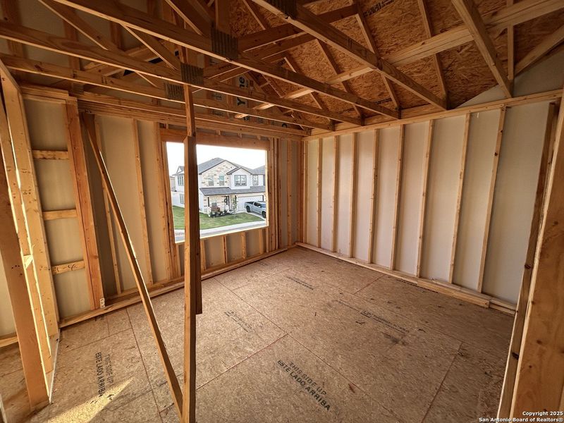 In-progress construction of a new home in Enclave at Hennersby Hollow 50's, San Antonio, TX (Image 19).