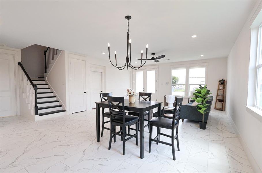 Furnished interior view inside a new home in , Fort Worth (Image 7). Furnished interior view inside a new home in , Fort Worth (Image 7).