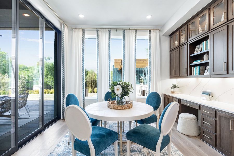 Representative Breakfast Nook - some options shown