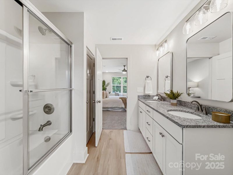 Furnished interior view inside a new home in , Marshville (Image 14). Furnished interior view inside a new home in , Marshville (Image 14).