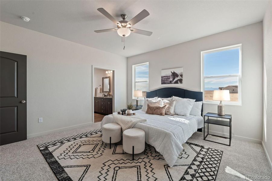 Furnished interior view inside a new home in , Calhan (Image 15).