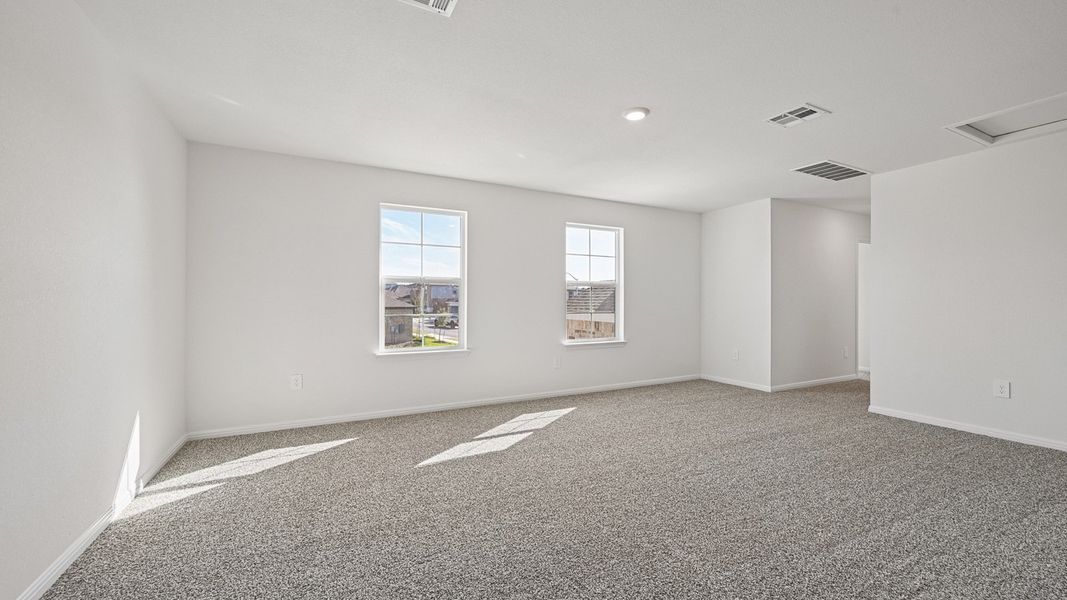 Spacious, unfurnished interior of a new home in Bar W Ranch, Leander (Image 28). Spacious, unfurnished interior of a new home in Bar W Ranch, Leander (Image 28).