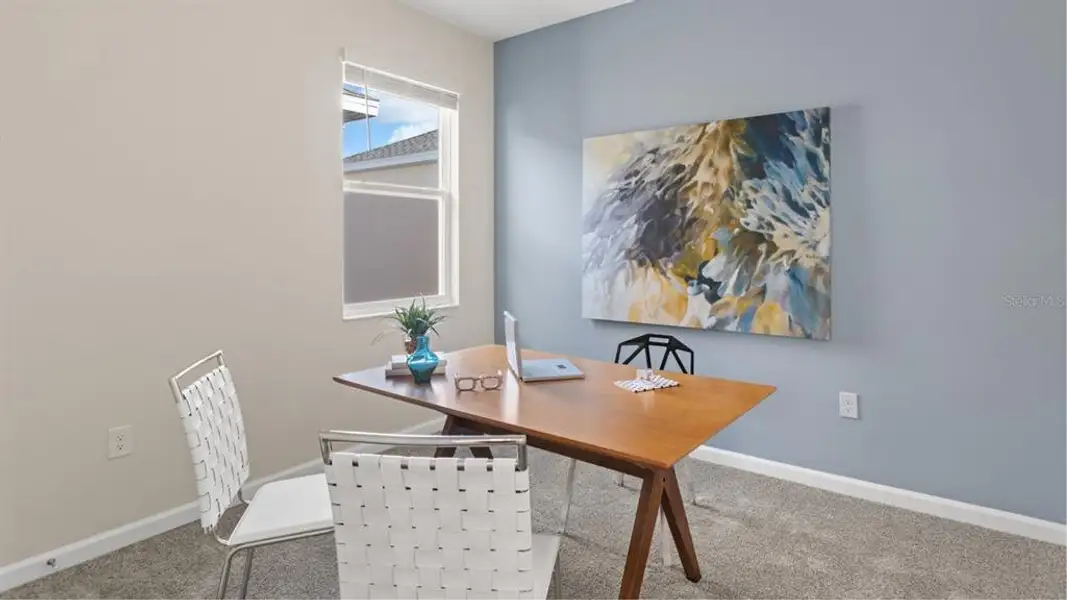 Furnished interior view inside a new home in , Clermont (Image 4).