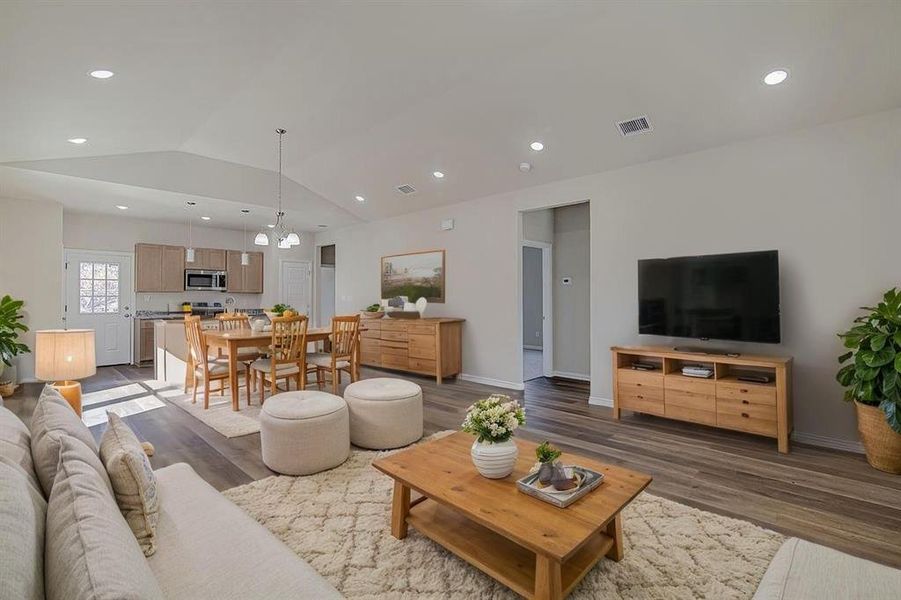 Furnished interior view inside a new home in , Fort Worth (Image 11).
