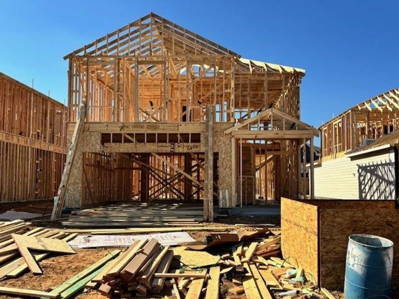 In-progress construction of a new home in Laurel Farms, Brookshire, TX (Image 17).