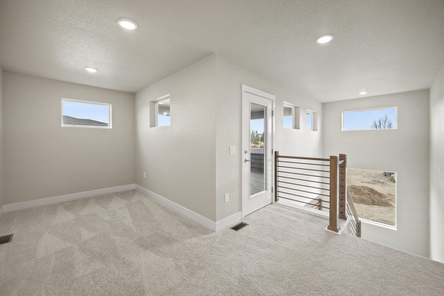 Spacious, unfurnished interior of a new home in Pony Park, Colorado Springs (Image 29). Spacious, unfurnished interior of a new home in Pony Park, Colorado Springs (Image 29).