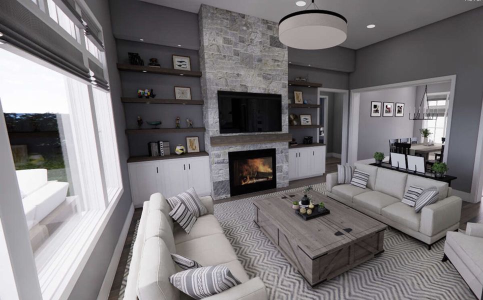 Representative furnished interior of a home built from the Milton by Zeal Home Builders in Patti Lynn Hills, Paradise (Image 8).