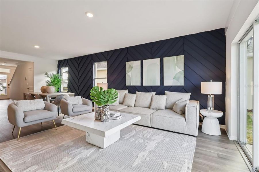 Furnished interior view inside a new home in , Haines City (Image 3).