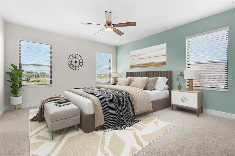 Furnished interior view inside a new home in , Sarasota (Image 6).