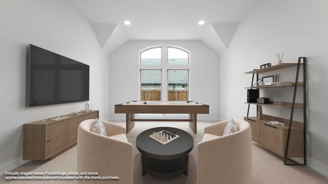 Furnished interior view inside a new home in Myrtle Creek 60', Waxahachie (Image 6).