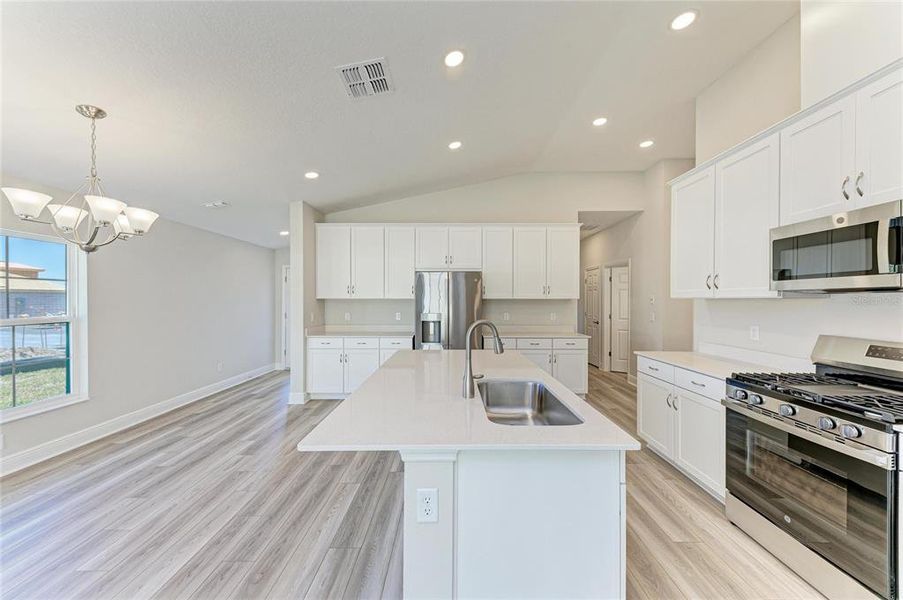 Furnished interior view inside a new home in Crosswind Point, Parrish (Image 7).