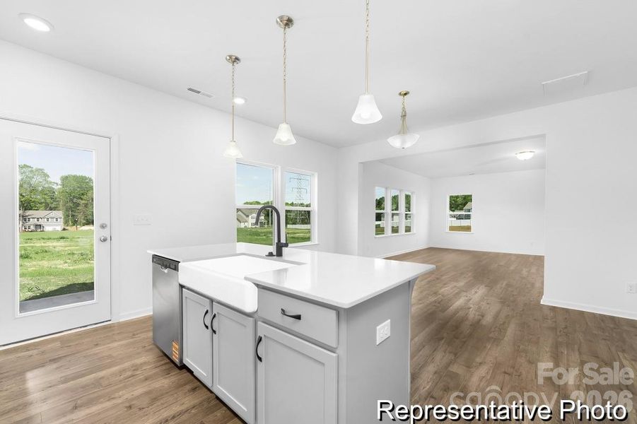 Furnished interior view inside a new home in Whispering Hills, Locust (Image 7). Furnished interior view inside a new home in Whispering Hills, Locust (Image 7).