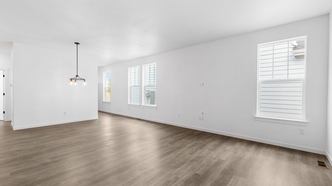 Furnished interior view inside a new home in Timnath Lakes, Timnath (Image 8).