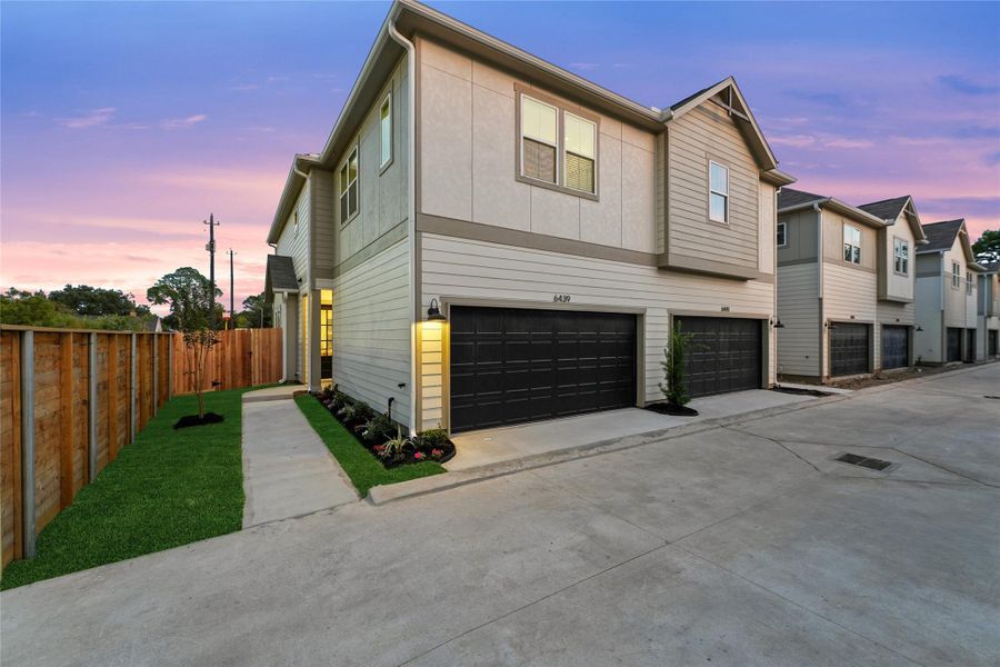Exterior details and patio area of a home in , Houston (Image 2).