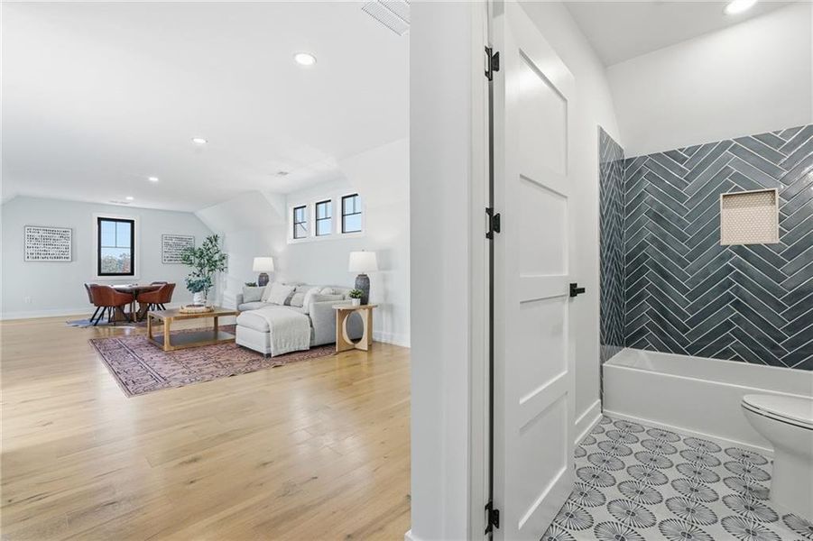 Furnished interior view inside a new home in , Canton (Image 47). Furnished interior view inside a new home in , Canton (Image 47).