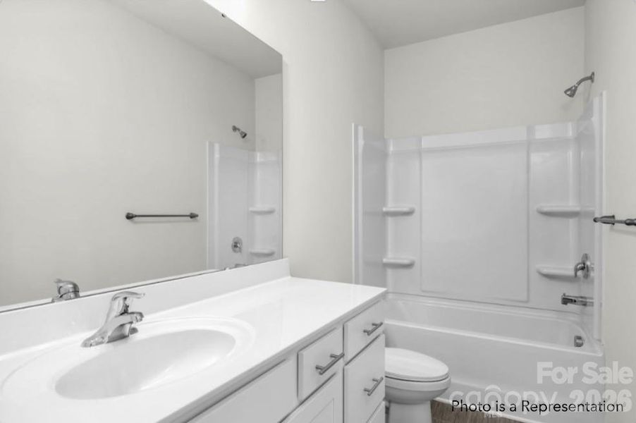 Furnished interior view inside a new home in Sierra Ridge, Gastonia (Image 9).