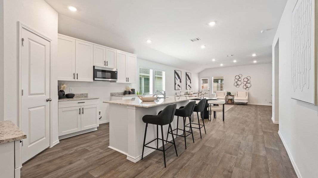 Furnished interior view inside a new home in Tamarron, Fulshear (Image 9).
