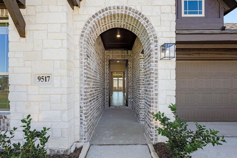 Exterior details and patio area of a home in Wildcat Ridge Phase 2 and 4, Godley (Image 3).
