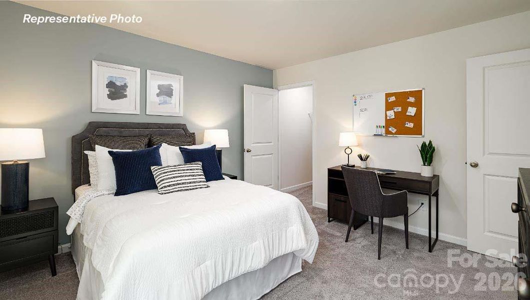 Furnished interior view inside a new home in Sonoma Hills, Charlotte (Image 22).