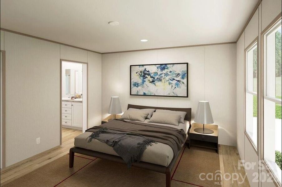 Furnished interior view inside a new home in , Hays (Image 4).