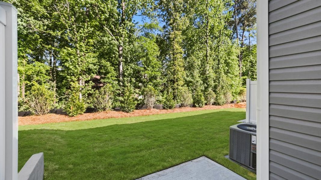 Exterior details and patio area of a home in Hidden Hills, Spartanburg (Image 3). Exterior details and patio area of a home in Hidden Hills, Spartanburg (Image 3).