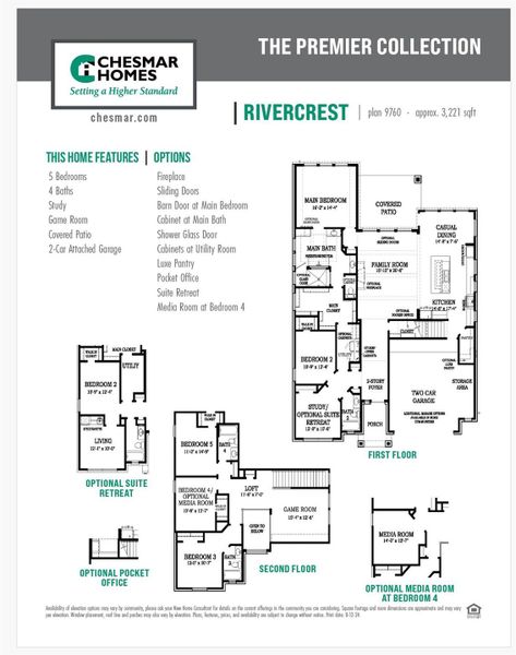 Rivercrest Floor Plan Rivercrest Floor Plan