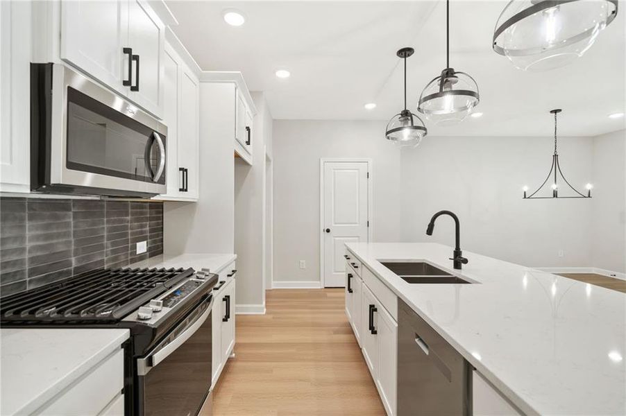 Furnished interior view inside a new home in Wildwood Place, Powder Springs (Image 6).