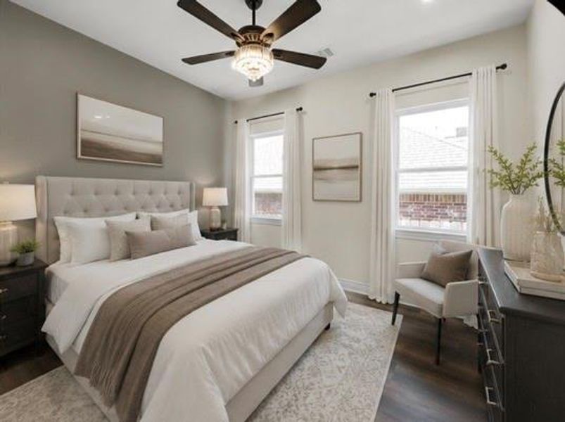 Furnished interior view inside a new home in , Montgomery (Image 5). Furnished interior view inside a new home in , Montgomery (Image 5).