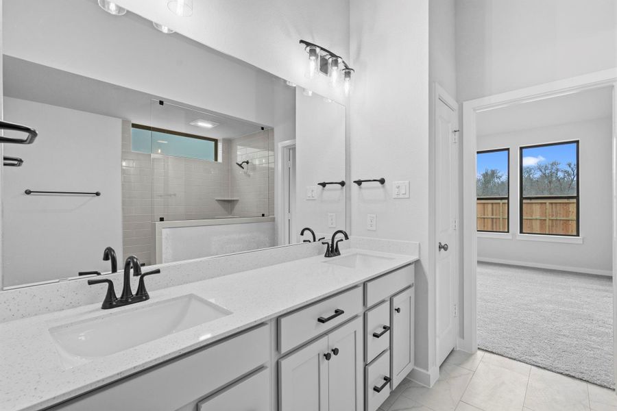 Furnished interior view inside a new home in Sienna 45', 50', Missouri City (Image 6).