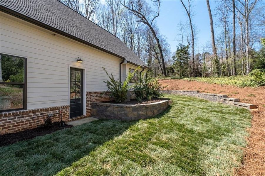 Exterior details and patio area of a home in , Marietta (Image 33).