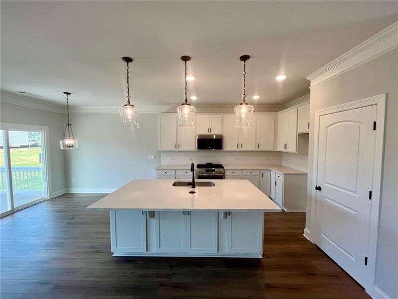 Furnished interior view inside a new home in Twin Lakes, Hoschton (Image 5).
