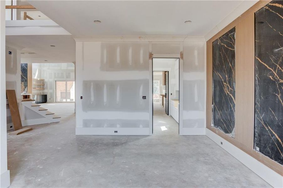 In-progress construction of a new home in , Buford, GA (Image 25).