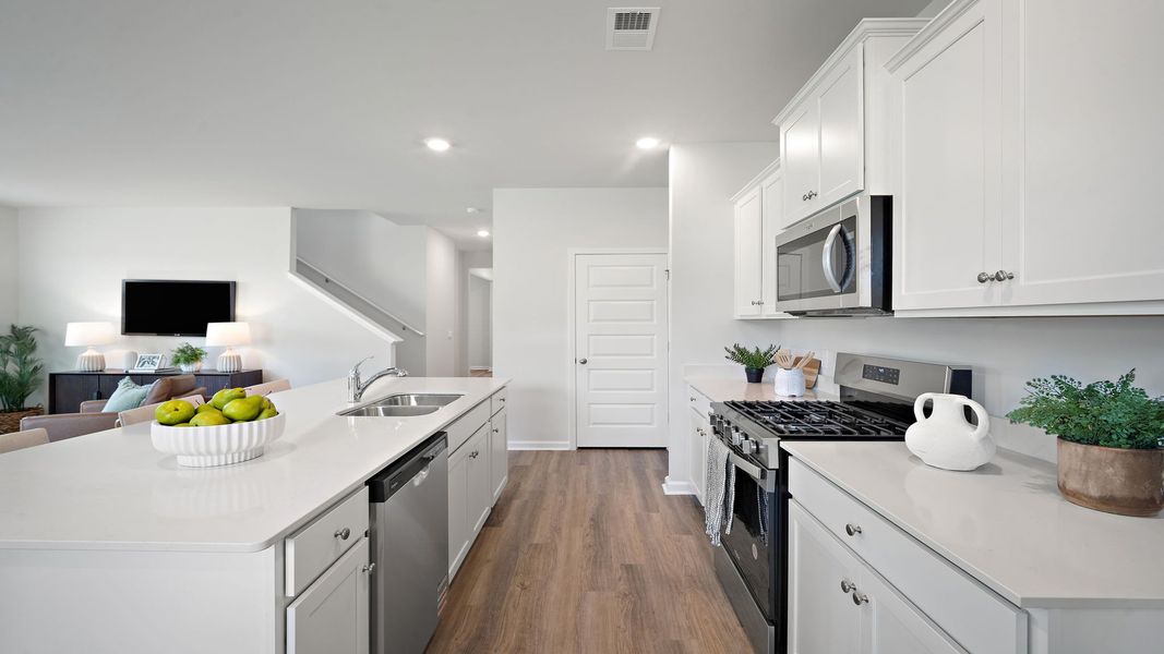 Furnished interior view inside a new home in Fernhill Farms, Statesboro (Image 12).