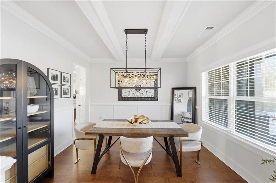 Furnished interior view inside a new home in Nine Oaks, Locust Grove (Image 53).