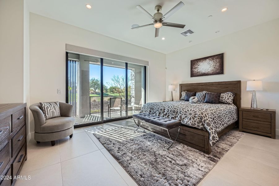 Primary Bedroom with private patio