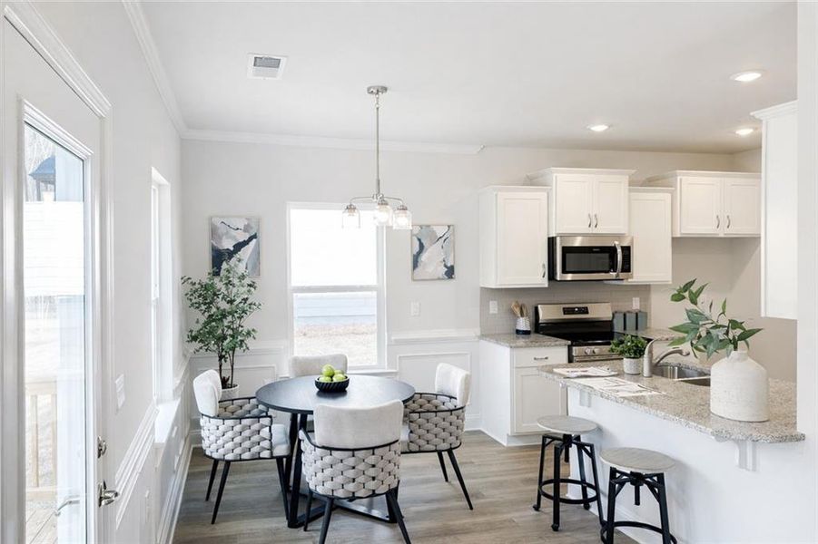 Furnished interior view inside a new home in , Carrollton (Image 9). Furnished interior view inside a new home in , Carrollton (Image 9).