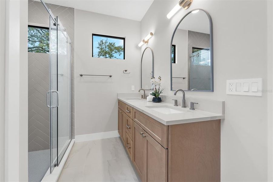 Furnished interior view inside a new home in , Orlando (Image 12).