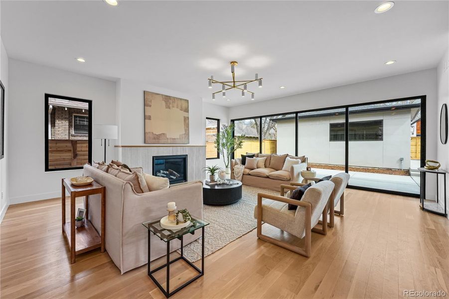Furnished interior view inside a new home in , Denver (Image 12).
