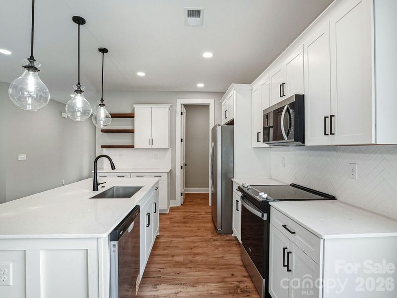 Furnished interior view inside a new home in , Weaverville (Image 12).