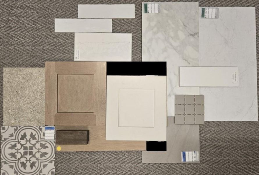 Sample of building materials used in homes in Santa Rita Ranch, Liberty Hill (Image 17).