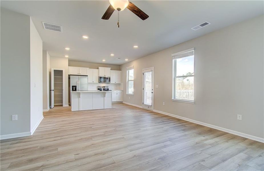 Spacious, unfurnished interior of a new home in Towne Center, Hampton (Image 11). Spacious, unfurnished interior of a new home in Towne Center, Hampton (Image 11).