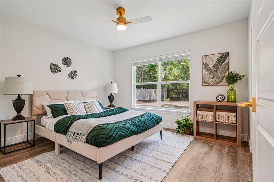 Furnished interior view inside a new home in , Citrus Springs (Image 46).