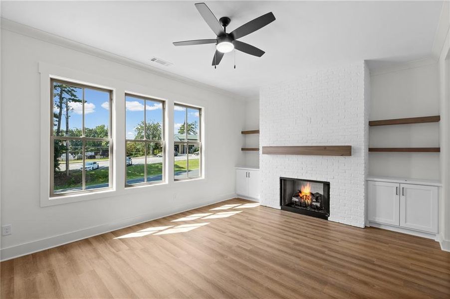 Spacious, unfurnished interior of a new home in Devin's Shire, Kennesaw (Image 32).