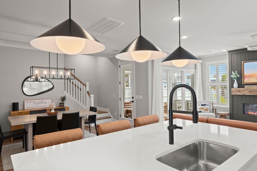 Furnished interior view inside a new home in Nexton, Summerville (Image 14). Furnished interior view inside a new home in Nexton, Summerville (Image 14).