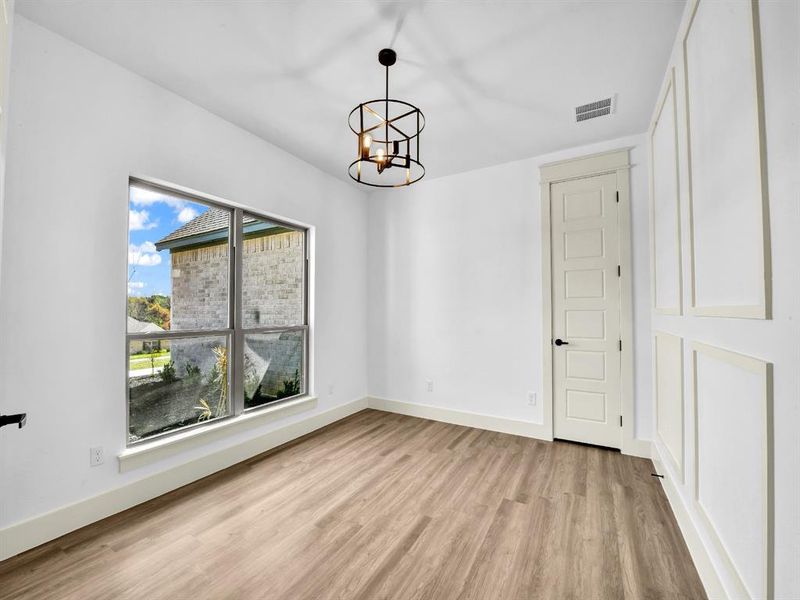 Spacious, unfurnished interior of a new home in The Ranches at Valley View, Springtown (Image 18). Spacious, unfurnished interior of a new home in The Ranches at Valley View, Springtown (Image 18).